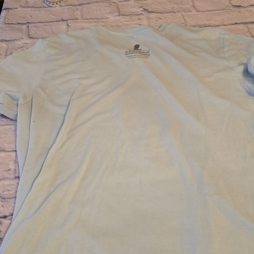 Bella Canvas Soft Blue T-Shirt - Picture 6 of 6